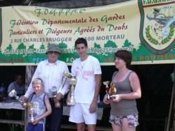 Concours de pêche juin 2008 - Etang de La Vèze(25) - Les gagnants