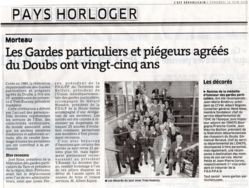 25ème anniversaire - Article de presse